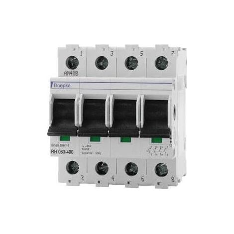 Doepke Hauptschalter 63A 4p IP40 m.Geh KomplettgerimGeh RH063-400 (1/5)