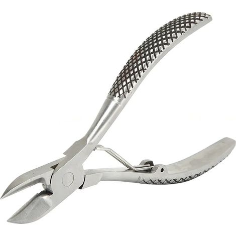 Pince à ressort à billes en acier inoxydable, à dents de ciseaux pour porcelets, matériel d'élevage (1/5)