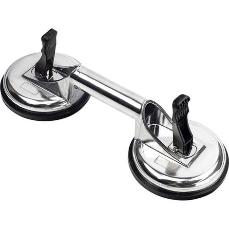 Ventouses Lifter,Lourd Devoir Aluminium Vide Poignées Assiette Ventouse pour En Mouvement Grand Verre/Sol Écart Fixateur/Bosse Extracteur/Tuile,Tampon Levage (1/5)