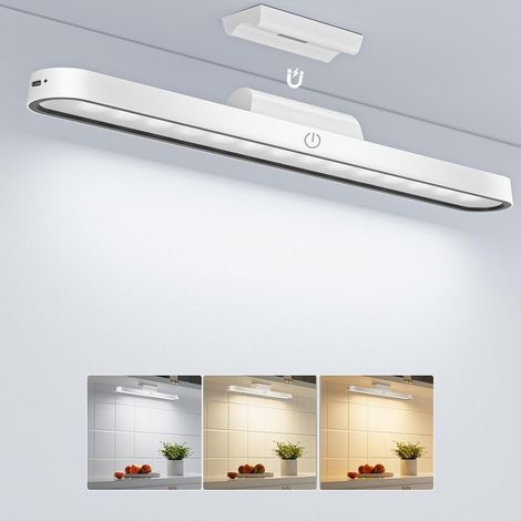 Striscia LED wireless per cucina, ricaricabile tramite USB, magnetica, lampada da scrivania con luminosità regolabile (1/5)