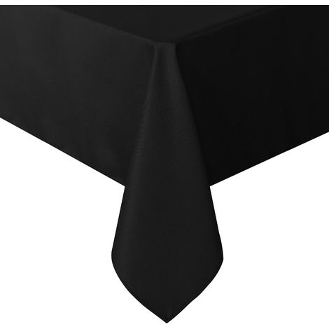 Tablecloth Rectangular - 230 X 150 Cm - Polyester - For Dining Table 6 Ft 8 Ft - Indoor Outdoor Wedding Party Buffet - 2 Pcs
