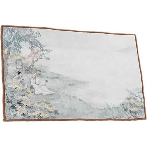 Lot de 3 Dessous de Plat Antidérapants en Lin avec Envers Peluche, pour La Cuisine, Les Repas et Les Fêtes. Idéal pour Les Restaurants et Les Cuisines, 3 pièces (1/5)