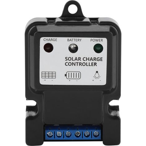 10A régulateur de charge solaire intelligent 12V / 22.2V régulateur photovoltaïque à 3 étages PWM régulateur de l'énergie solaire(DHS-5S6V/12V 10A) (1/4)