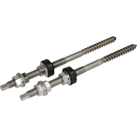 Vis à double filetage pour différents types de toit M10 x 200