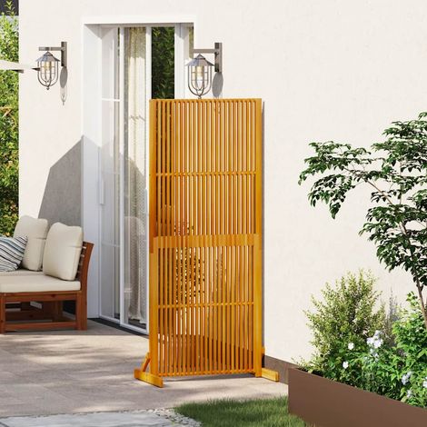 Sichtschutz Innen/Außen 180,5 cm Massivholz Akazie