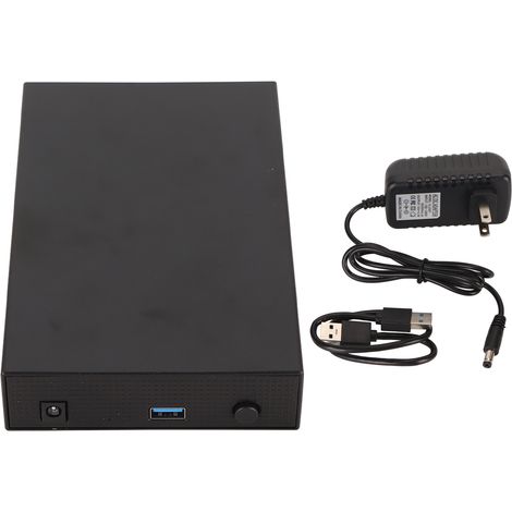 3,5-Zoll-externe Festplatte, USB 3.0, Metallgehäuse, tragbare SSD, 14 TB für PC, Fernseher, Desktop-PC, Laptop, 100–240 V, US-Stecker (1/5)
