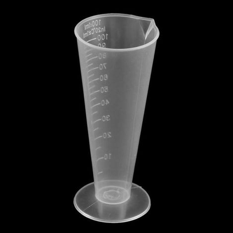 Verre Doseur - 100 Ml - Graduation Précise - Cuisine Et Laboratoire - 1 Pièce (1/5)