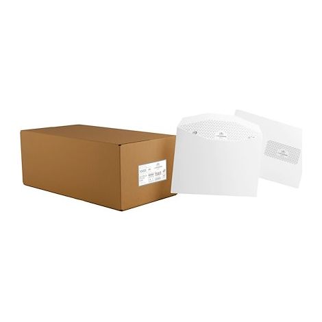 Enveloppe pour mise sous pli automatique 162 x 229 mm La Couronne 80 g avec fenêtre 45 x 100 mm blanche - Boîte de 1000