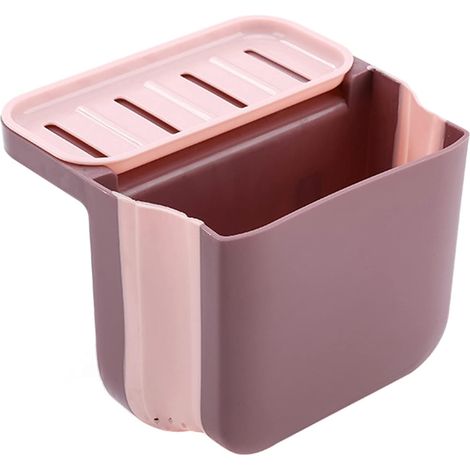 Panier De Vidange - Ventouse Double - Égouttoir Pliable Pour Fruits Légumes Pâtes Vaisselle - Rangement Côté Évier - 1 Pièce