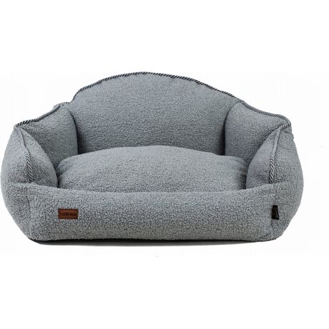 Canapé Charlotte gris bouclé S - 68 cm x 62 cm (1/5)