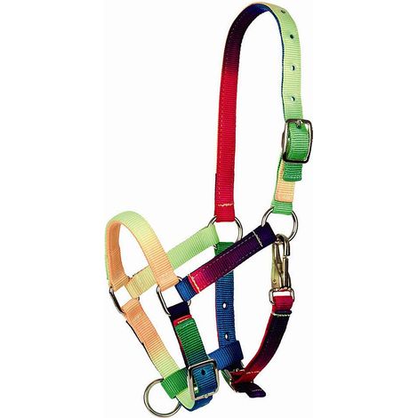 PONY UNIQUE, Multicolore 98: Capezza Patins nylon multicolores par PONY