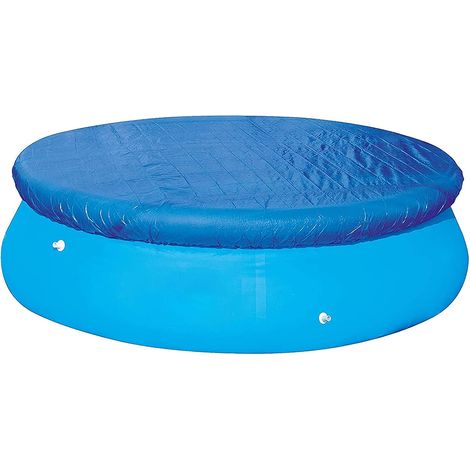 Housse De Piscine Ronde - Tissu PE Tissé 210 Cm - Résistante Eau Et Poussière - Pour Piscines Gonflables - 1 Pièce (1/5)