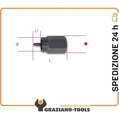 Chiave estrattore per ruote libere Campagnolo con perno di guida fosfatata art 3984/4 (1/2)