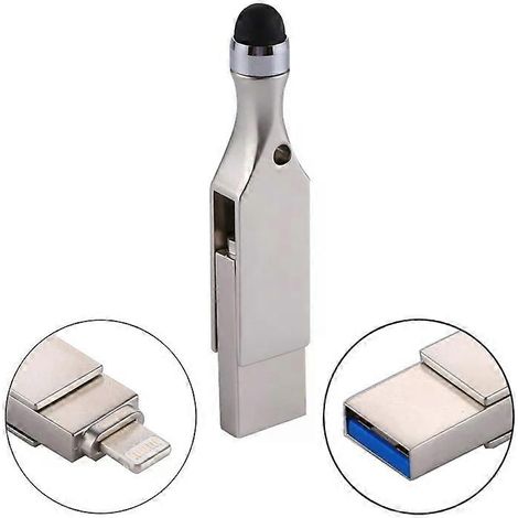 Clé USB 2.0 de 128 Go avec stylet - pour iPhone, iPad et Android (1/5)