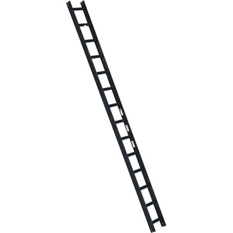 Euroline Premium Kaminkehrerleiter 14 Sprossen RAL7016 Anthrazit (1/2)