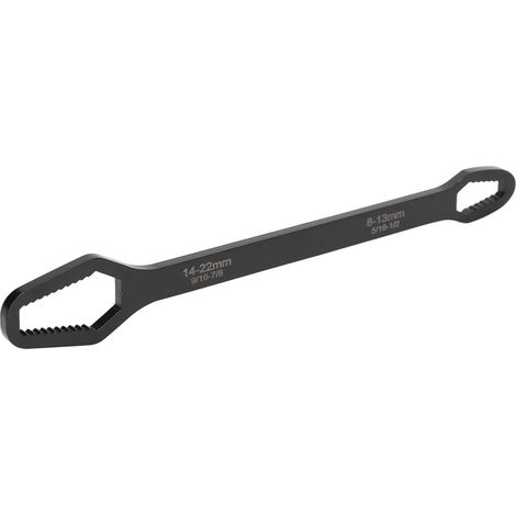 Clé à double extrémité auto-bloquante 8mm‑22mm pour véhicules, outil de réparation polyvalent (1/5)