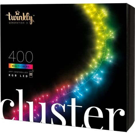 Twinkly CLUSTER Lumières de Noël Smart 400 Led RGB II Generation (1/5)