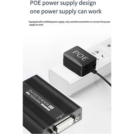 Répéteur réseau DVI1815 150M RJ45 - Connecteur d'extension DVI (1/5)