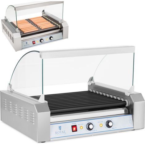 Parrilla enrollable con vidrio Parrilla enrollable con rodillos de teflón 11T (1/5)