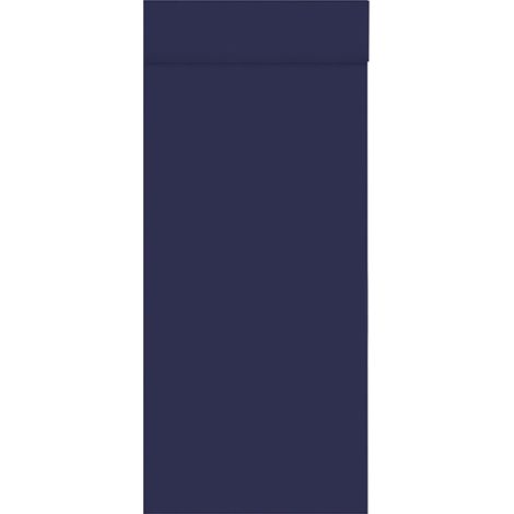Rideau De Porte - 66 X 173 Cm - Coton - Bleu Marine - Isolant Thermique Et Obscurcissant - Pour Porte D'Entrée Ou Fenêtre - 1 Pièce (1/5)