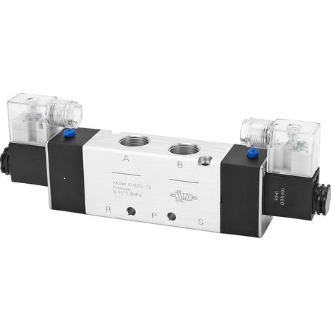 Pneumatisches Magnetventil, 3-Wege-Anschluss, elektromagnetisch-elektrisches Steuerventil, AC 220 V (1/5)