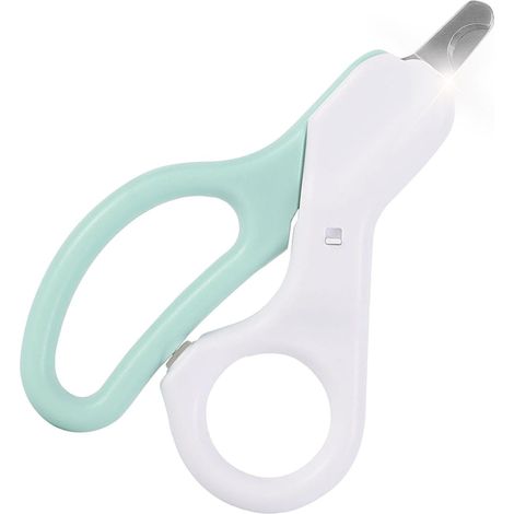 Coupe-ongles pour animaux avec lumière LED, coupe-ongles pour chiens avec lumière LED Outil de soin des ongles rechargeable pour chiens, ciseaux à ongles pour chiens, évite de trop couper (1/5)