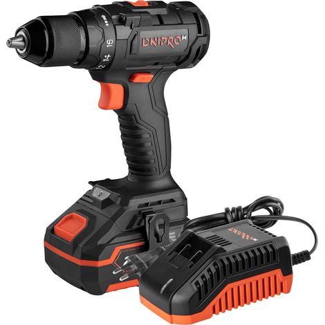 Perceuse-Visseuse sur Batterie 20V 60Nm, Moteur sans Charbon, 2 Vitesses 0-1700 tr/min, Lumière LED (1/5)
