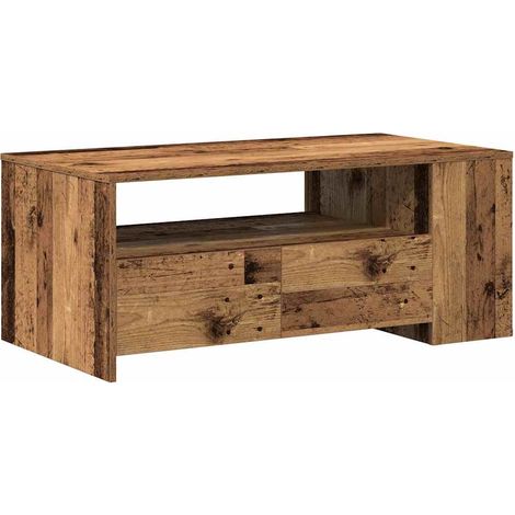 Maison Exclusive - Couchtisch Altholz 102 x 55 x 43,5 cm Holzwerk