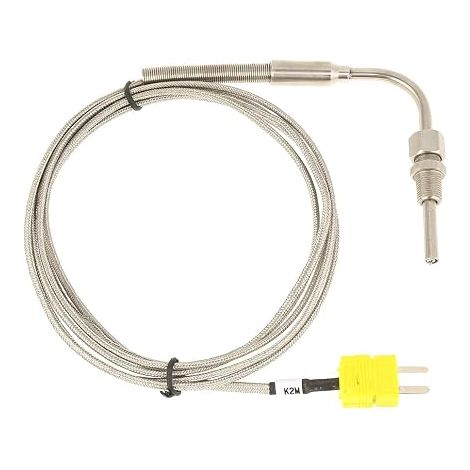 Thermocouple sonde de température de gaz d'échappement avec embout exposé et connecteur K type (1/5)