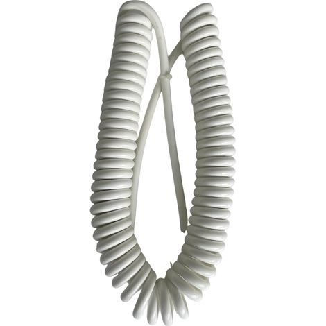 Cable Extensible Espiral 3x1mm - Prolongación Manguera Rizada 5m