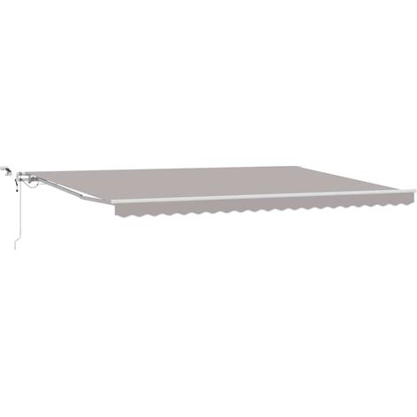 Maison Exclusive - Tenda Retrattile Grigio chiaro 500 × 300 cm