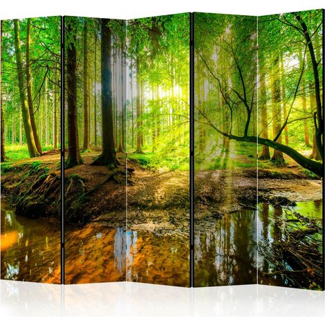 Paravento - Forest Stream II [Room Dividers] - 225x172 (1/4)