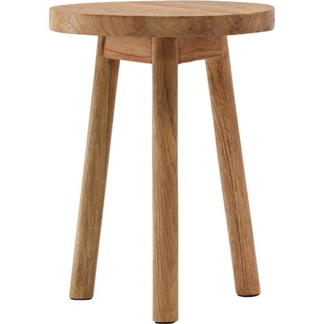 Tabouret de Bar en Teck "Bohus" 45cm Naturel (1/5)