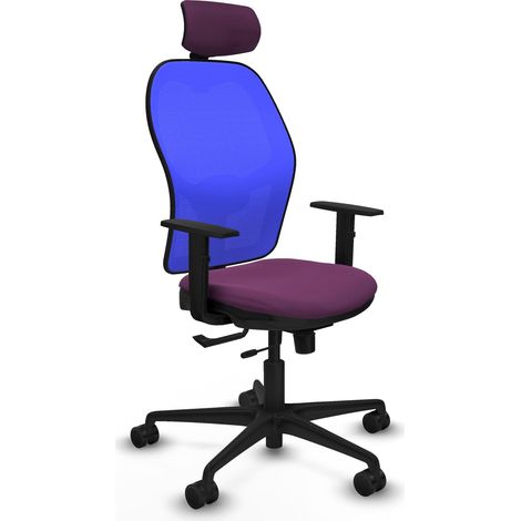 Chaise piqueras y crespo Jorquera noir mousse haute densité (1/2)