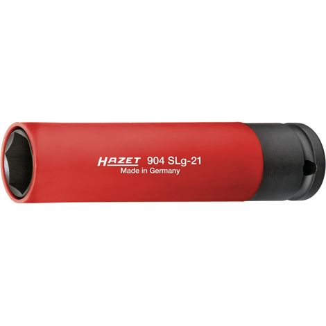 Douille industrielle six pans long 1/2" 21mm Hazet (1/4)