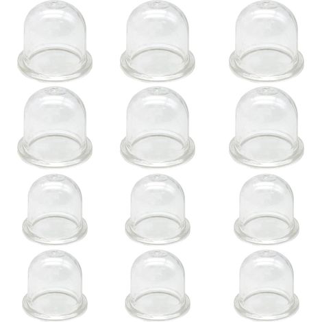 Confezione da 12 bulbi di adescamento per carburatore compatibili con motosega Poulan Craftsman Weedeater, ricambio per Roybi Homelite Zama Walbro, tosaerba, soffiatori e decespugliatori. (1/5)