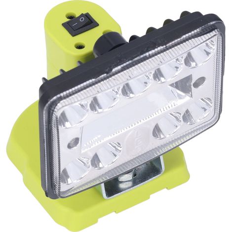 Lampe de chantier LED 11W en ABS avec batterie lithium, projecteur d'éclairage de sécurité pour usage intérieur et extérieur (1/5)