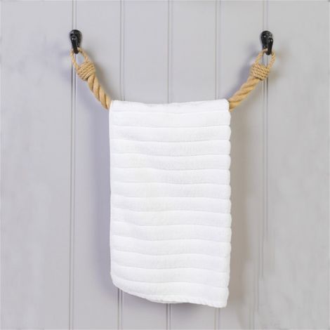 Porte-Rouleau - Corde En Jute - Murale - Pour Salle De Bain Cuisine - 1 Pièce (1/5)