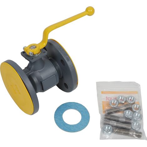 Kugelhahn Set DN40 PN16 für Klär- und Biogas geeignet - 15133026602 von Weishaupt