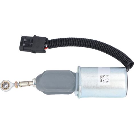 Satz von 2 Motorstopp-Magnetventilen 3935650, Kraftstoffabschaltung kompatibel mit 6CT Dieselmotor, Ersatzteil für Löschmagnetventil. (1/5)