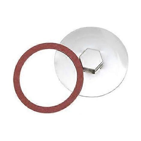 Couvercle de siphon en acier inoxydable pour fût, pour diamètre extérieur 4-3/8 po x diamètre intérieur 3-1/2 po