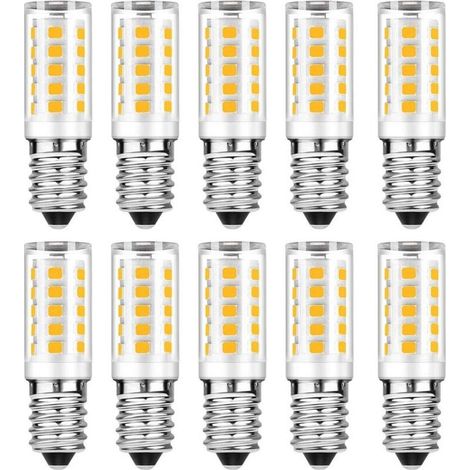 Lot de 10 Ampoules LED E14 Blanc Froid 6000 K 5 W Équivalent 50 W 500 Lm Non Dimmable pour Lustre et Applique (1/4)