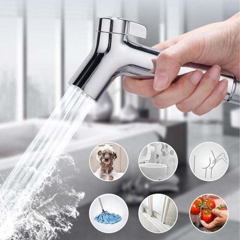 Handbrause für Bidet, Handbrausekopf für Bidet, verstellbare Toilettenbrause, tragbare Bidetdusche für persönliche Hygiene und Reinigung - Crezuo