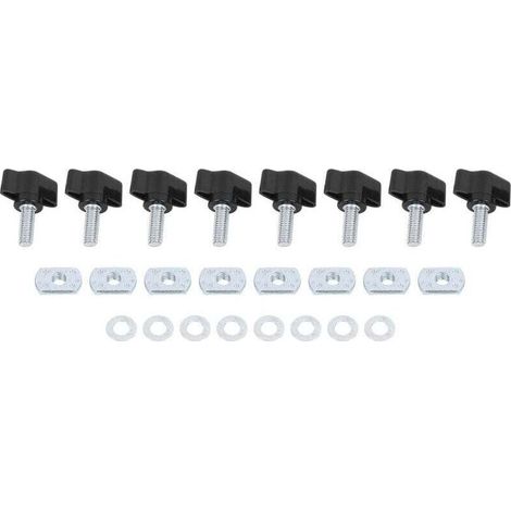 Schnellverschluss-Hardtop-Montagesatz mit Schraubenmutter für Jeep Wrangler YJ TJ JK M8 25 mm 9516 (1/4)