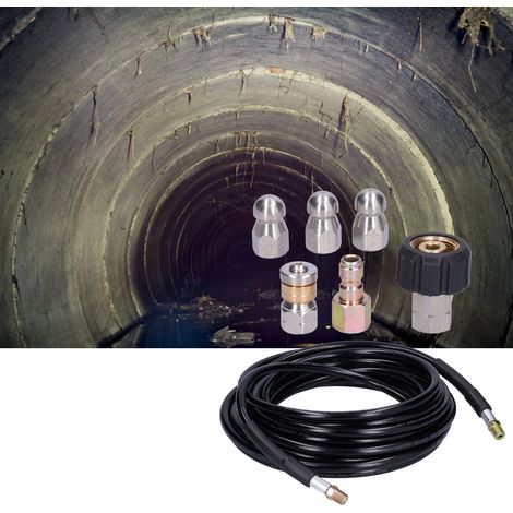 6,35 mm (1/4 Zoll) Sprührohrreinigungsset mit 10 Meter Schlauch. (1/5)