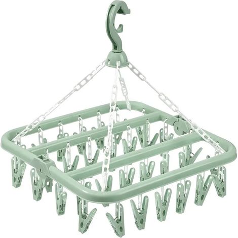 Échafaudage avec 32 clips et chaussettes à goutte d'eau (1/5)