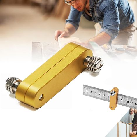 Positionierblock für Lineale, Parallellineal für Holzbearbeitung, Markierungslineal für feste Blöcke (1/4)