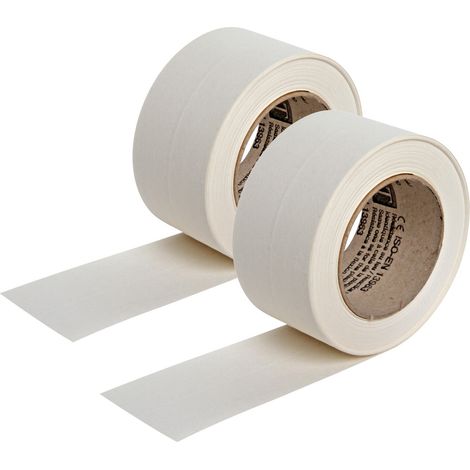 Lot de 2 bandes joint papier Semin pour réaliser les joints des plaques de pâtre en association avec un enduit - 23 m