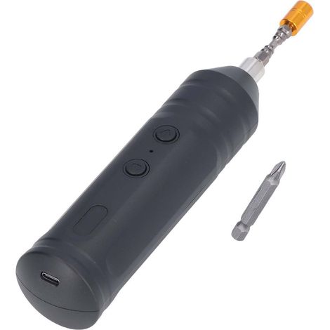 Mini tournevis électrique sans fil rechargeable, kit d'outils comprenant une petite perceuse pistolet et un tournevis pistolet (DC3,6V). (1/5)