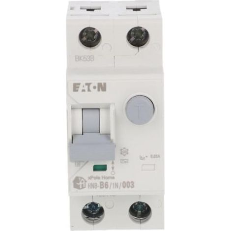 Interruptor diferencial 2P 6A B 0.03A tipo AC xPole Home HNB-B6/1N/003 195118